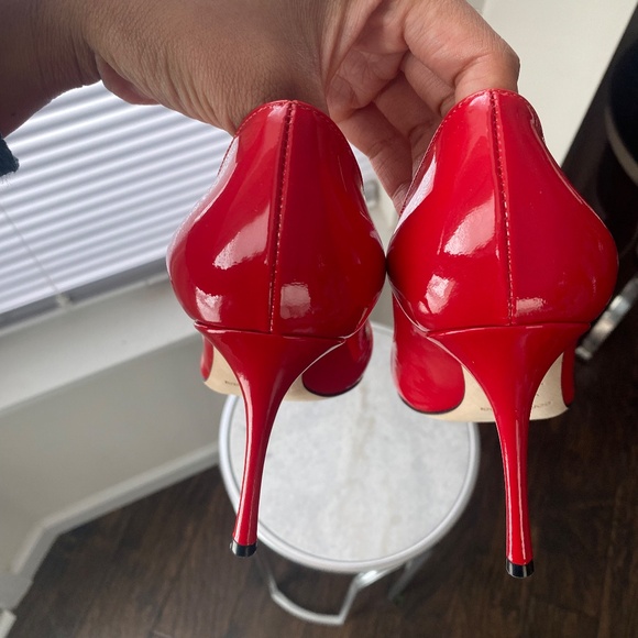 New* Sergio Rossi Red Pump Stiletto US Size 7.5 - Picture 7 of 10
